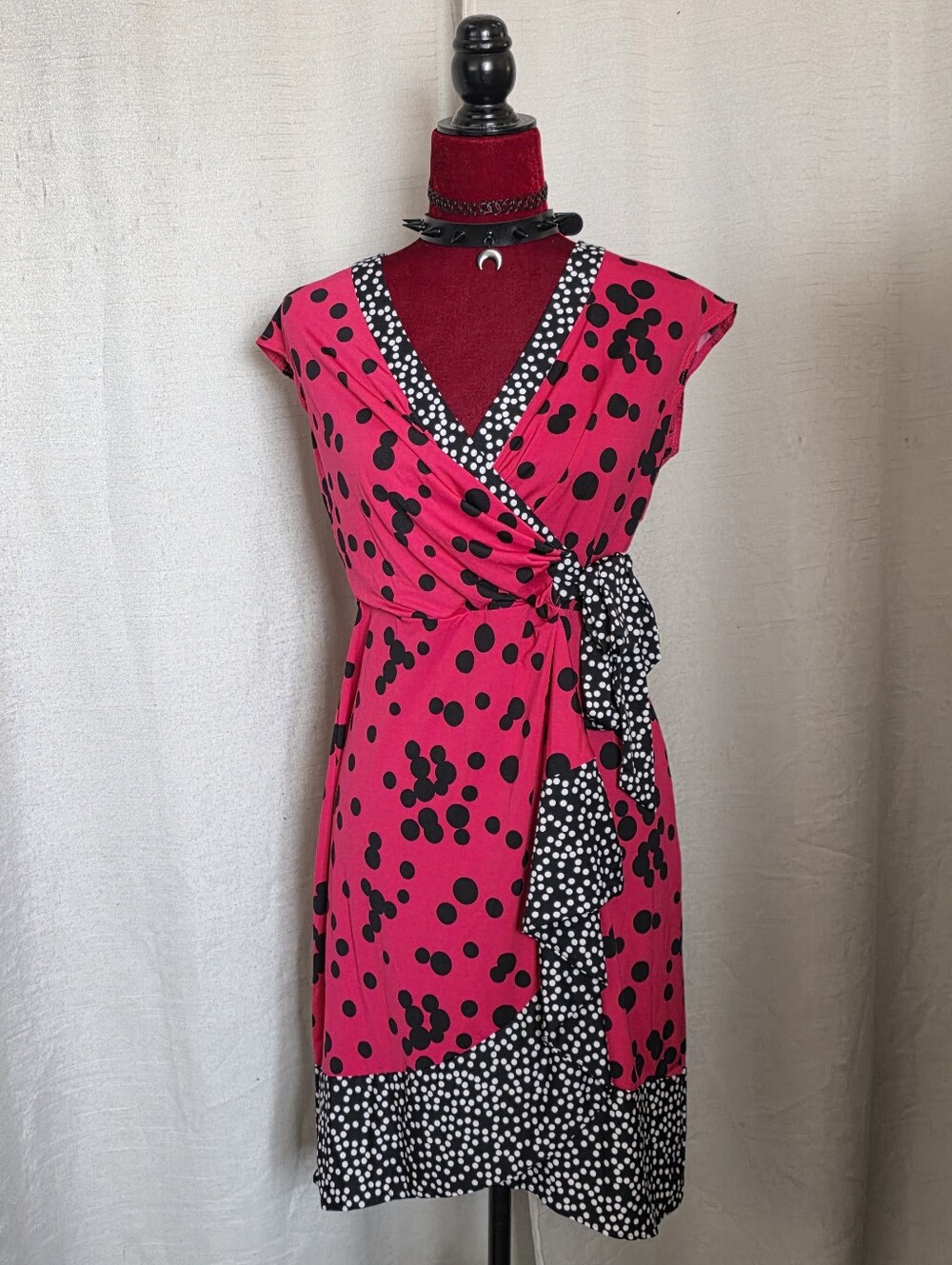 Polka Dot Wrap Dress